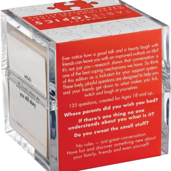 TableTopics Do-It-Yourself Therapy Question Card Game - Picture 2 of 4